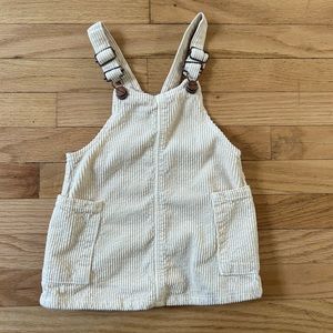 Zara kids corduroy dress overall - 9 to 12 months